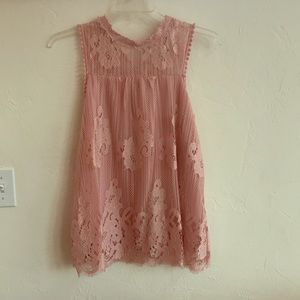 Taylor & Sage Blush Sleeveless